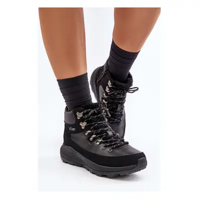 Women's lightweight trapper shoes with zip Lee Cooper black