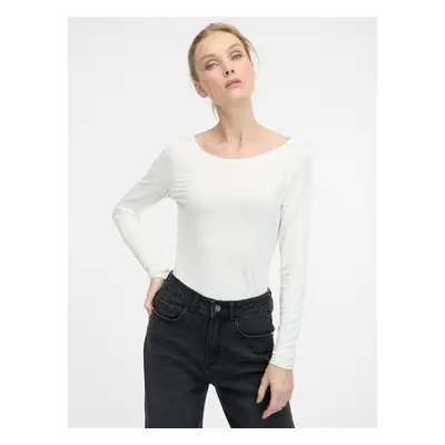 White women's long-sleeved T-shirt ORSAY - Women's