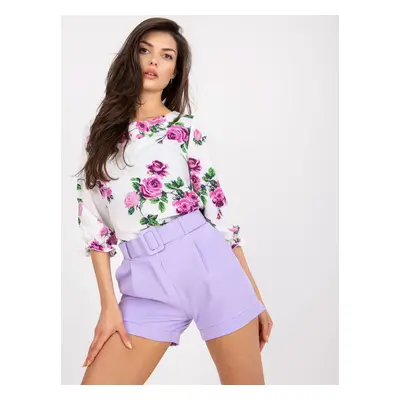 Shorts-DHJ-SN-15776.01P-Light Purple