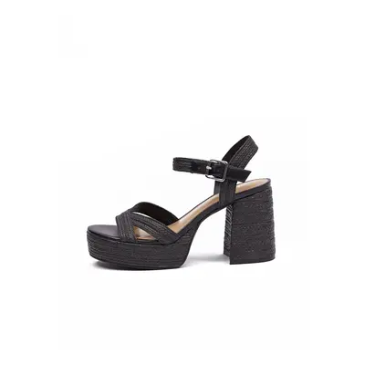 Orsay Black Women's Heeled Sandals - Women's