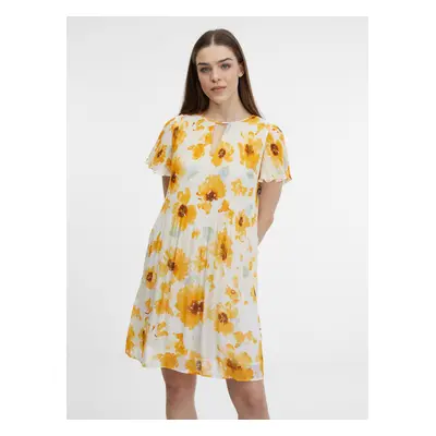 Orsay Yellow-Beige Women's Floral Dress - Women