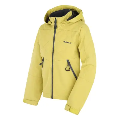 Children's softshell jacket HUSKY Salex K lime green