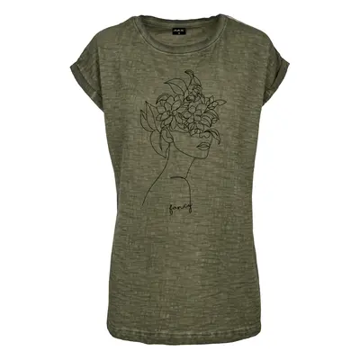 Women's Olive Fruit T-Shirt One Line