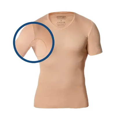 Men's invisible T-shirt Covert beige