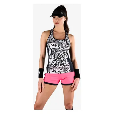 Women's Tank Top Hydrogen Chrome Tech Tank Top Black/White