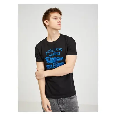 Black Men's T-Shirt Diesel - Men's