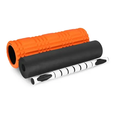 Spokey MIX ROLL fitness massage parsni valec 3in1, orange-black