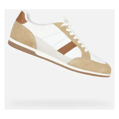 White men's sneakers Geox Renan - Men's