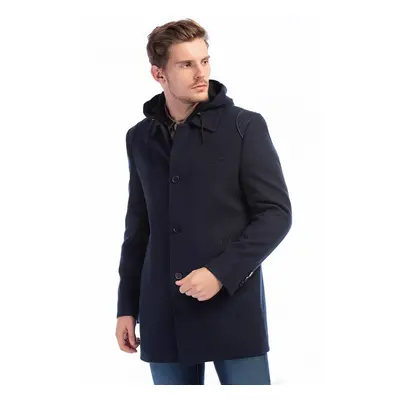 PLT8335 DEWBERRY MEN'S COAT-NAVY BLUE