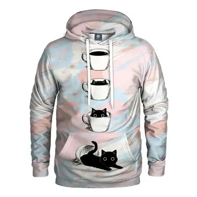 Aloha From Deer Unisex's Black Catfee Hoodie H-K AFD658