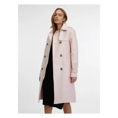 Orsay Light Pink Women's Trench Coat - Women's