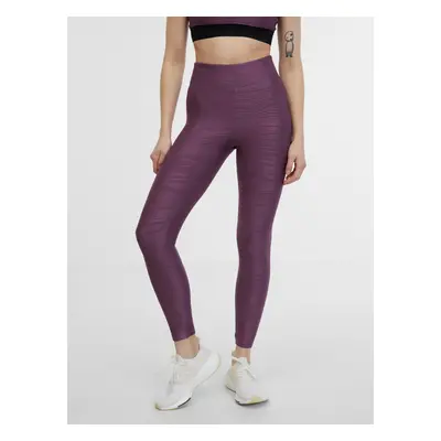 Orsay Purple Women's Patterned Sports Leggings - Women's