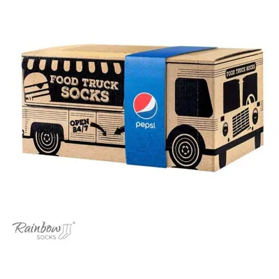 ZOOKSY/RAINBOW SOCKS Pepsi x Rainbow Socks Food Truck Socks készlet pár