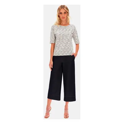 Potis & Verso Woman's Pants Etro Navy Blue