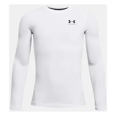 Boys' T-shirt Under Armour UA CG Armour LS-WHT - Boys