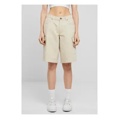 Women's cargo shorts beige