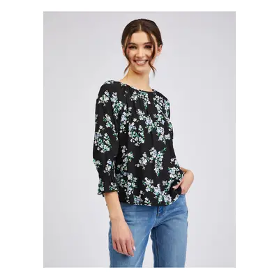 Orsay Black Women Floral Blouse - Women