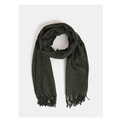 Jack & Jones Solid Dark Green Brindle Scarf - Men