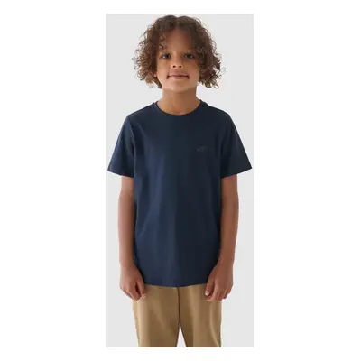 Boys Smooth Cotton póló Navy 4F 4FJWMM00TTS