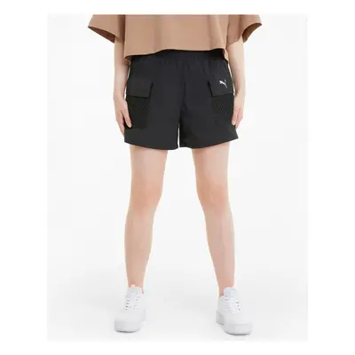 Black Women's Shorts Puma Evide - Women