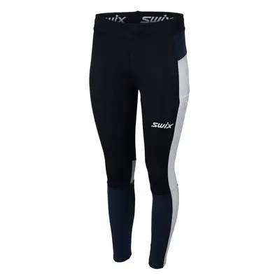 Women's Swix Motion Premium Dark Navy/Lake Blue Leggings