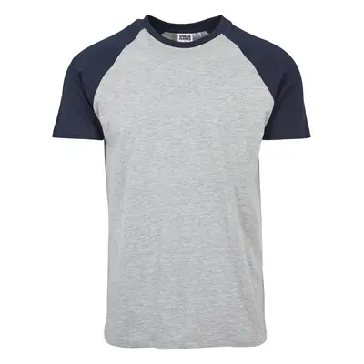 Raglan contrasting T-shirt grey/navy