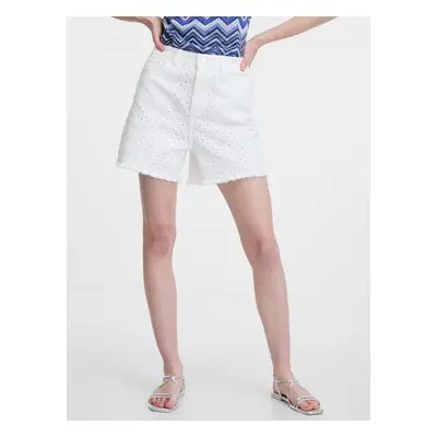 Orsay White Women's Denim Shorts - Women's