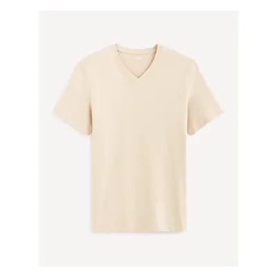 Celio Cotton T-shirt Debasev - Men's