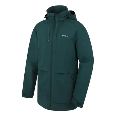 Men's hardshell coat HUSKY Nevr dk. putting green