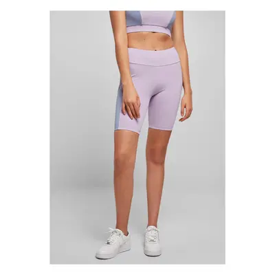 Women's Color Block Cycle Lilac/Violablue Shorts