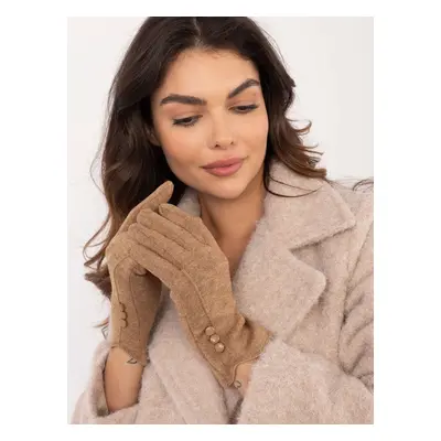 Brown women's gloves