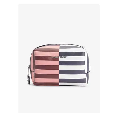 Blue Pink Women's Striped Makeup Bag Tommy Jeans - Women