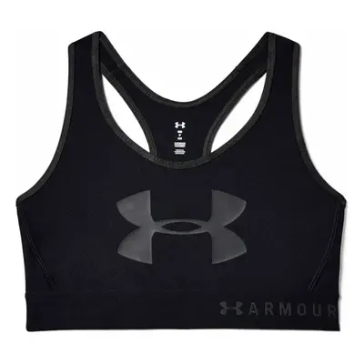 Women's Bra Under Armour Mid Keyhole Graphic-BLK