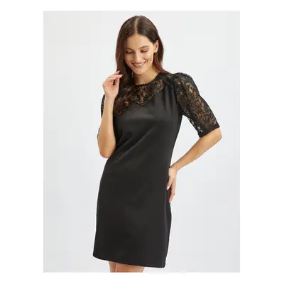 Orsay Black Ladies Dress with Lace - Women