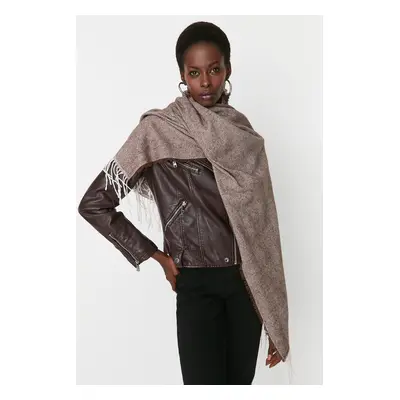 Trendyol Women's Brown Soft-textured Scarf