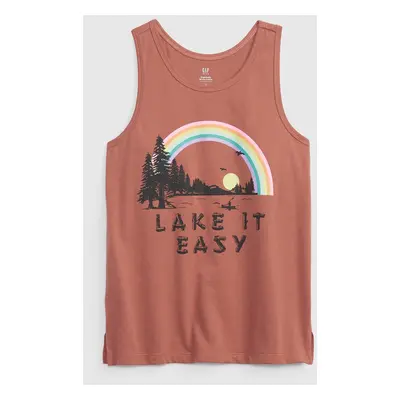 GAP Children's tank top organic rainbow - Girls