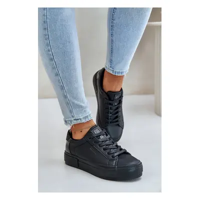 Women's insulated platform sneakers Big Star Black