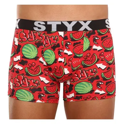 Men's boxers Styx long art sports rubber melons