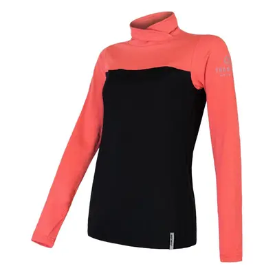 Women's sweatshirt Sensor Coolmax Thermo black/orange