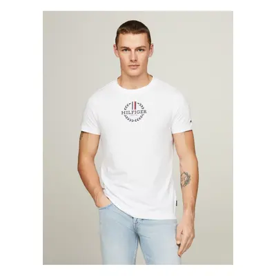 Tommy Hilfiger Men's White T-Shirt - Men's