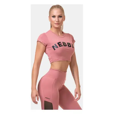 NEBBIA Sports HERO crop top with short sleeves