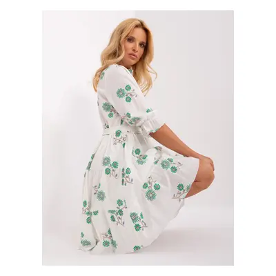 Dress-LK-SK-509346.85-white-green