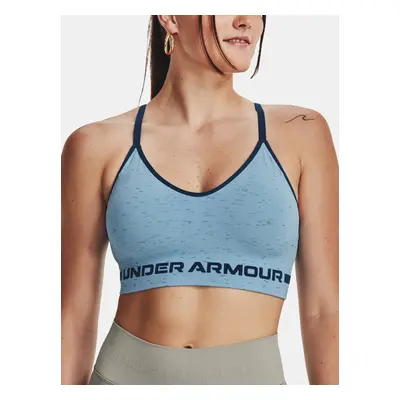 Under Armour Bra UA Seamless Low Long Htr Bra-BLU - Women