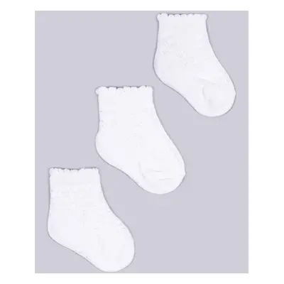 Yoclub Kids's Girls' Jacquard Socks 3-pack SKL-0006G-0100