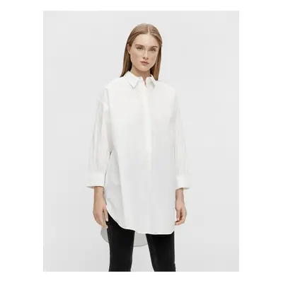 White long shirt . OBJECT Mahin - Women