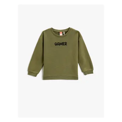 Koton Basic Sweatshirt Embroidered