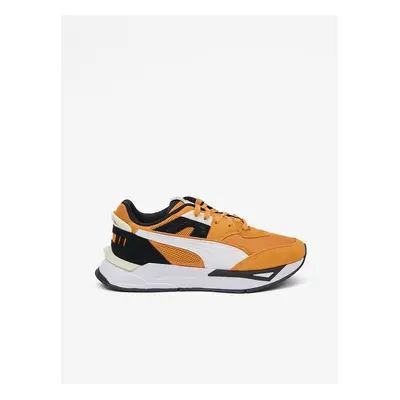 Orange Mens Suede Details Puma Mirage Sport Remix - Men