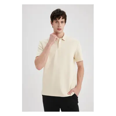 DEFACTO New Regular Fit Basic Plain Short Sleeve Polo Shirt