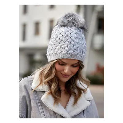 Light grey winter hat