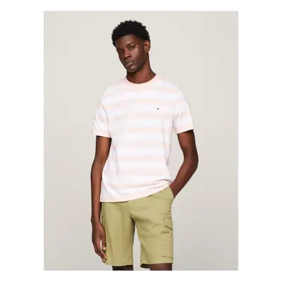 Pink and white men's striped T-shirt Tommy Hilfiger - Men